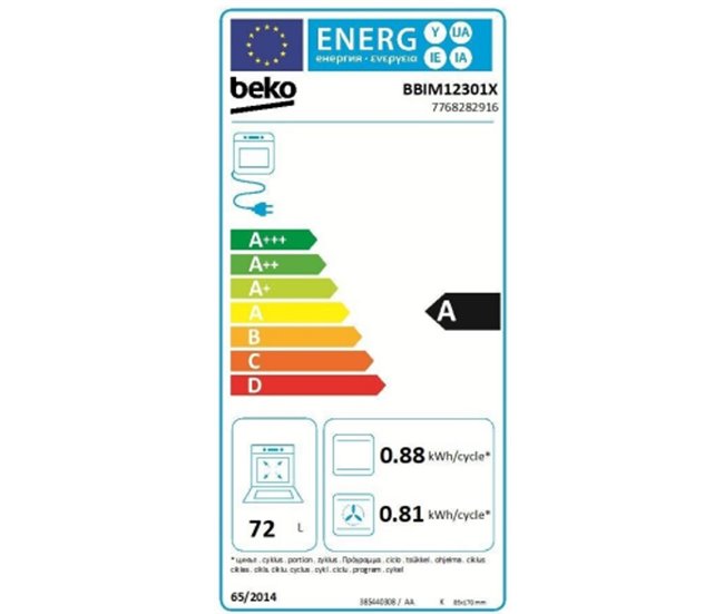 Horno multifución BEKO BBIM12301X Negro/ Inox
