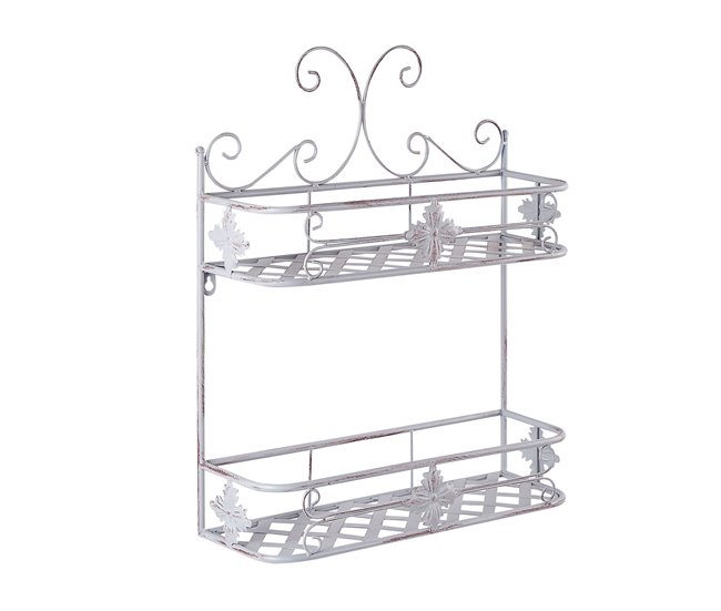 Beliani Estante de baño MARAYES Gris