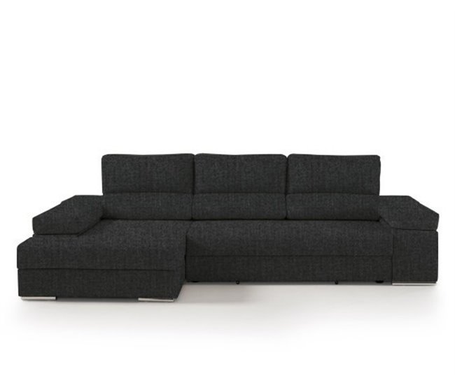 Chaise longue L BARI XL Antracita