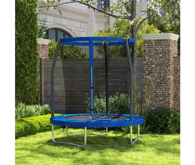 Cama Elástica Acero, PP SPORTNOW Azul