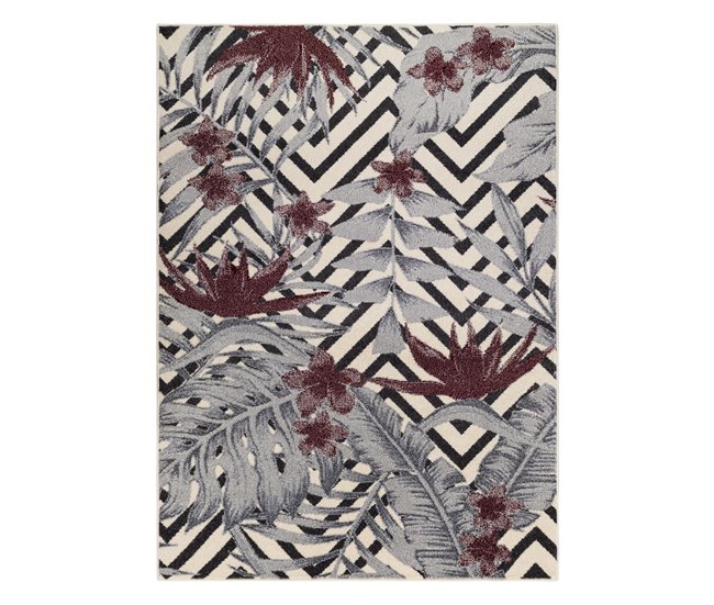 Alfombra HEOS 78540 Hojas Selva 160x220 Crema