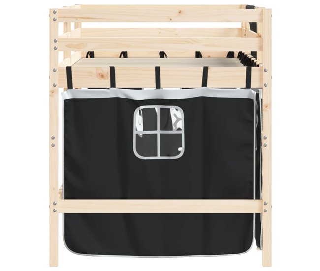 Cama alta 90x190 Azul