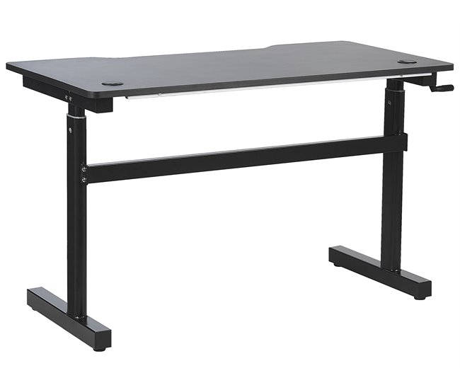 Beliani Escritorio gamer DURBIN 120x60 Negro