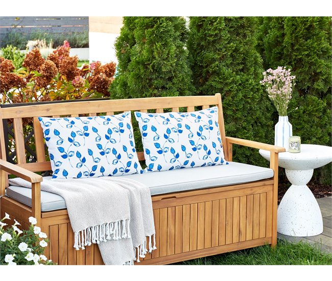 Beliani Cojín de jardín TORBORA 40x60 Blanco