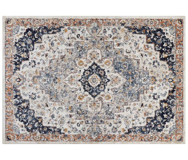 Beliani Alfombra de pelo corto HERMON 160x230 Multicolor