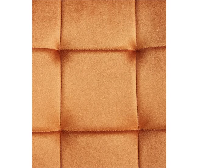 Beliani Silla de comedor POWELL Naranja