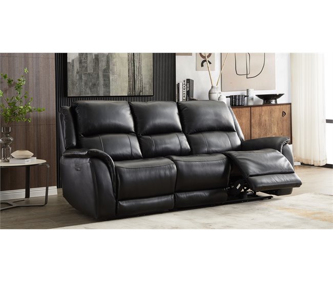 Sofá relax eléctrico NINFA 3 plazas Marron