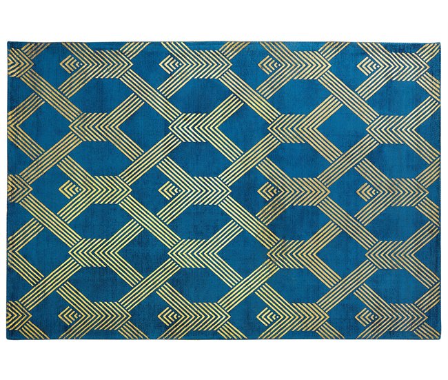 Beliani De pelo corto VEKSE 160x230 Azul