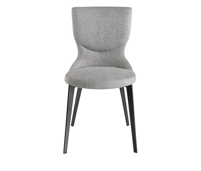 ANGEL CERDA Silla tela gris Gris