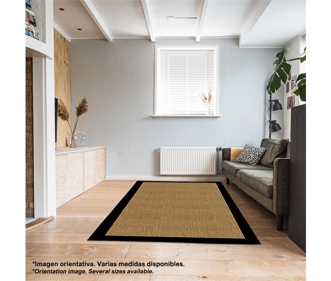 Alfombra De 140 X 220Cm 220x140 Mostaza