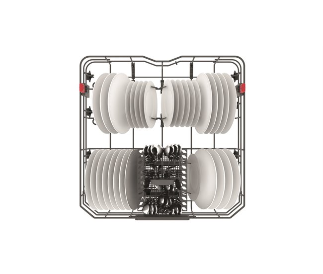 Lavavajillas 60cm 14 cubiertos color inox WHIRLPOOL WFC3C34APX  Inox