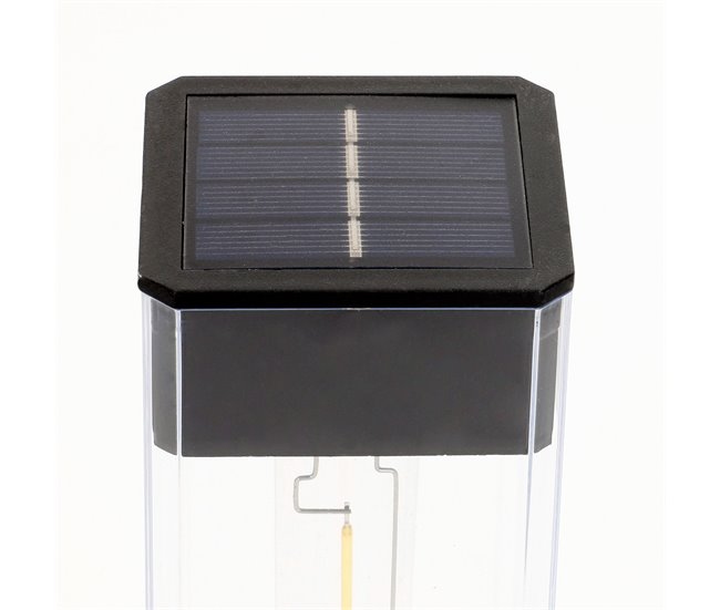 Aktive Set de 4 balizas solares LED 6 lúmenes con estaca Negro