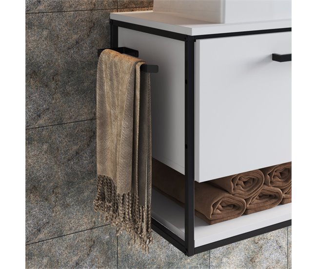 Mueble De Baño Con Encimera 80 Blanco
