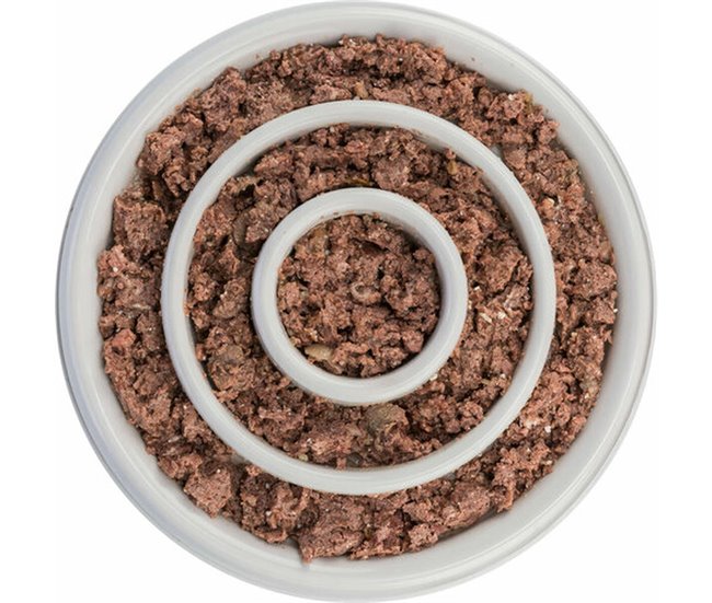 Comedero para Perro Slow Feeding Gris