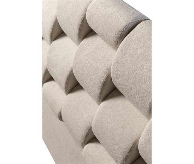 Cabecero DANUBIO 160x115x12cm tela Beige