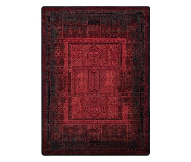 Alfombra de lana OMEGA Nakbar oriental 235x350 Rojo