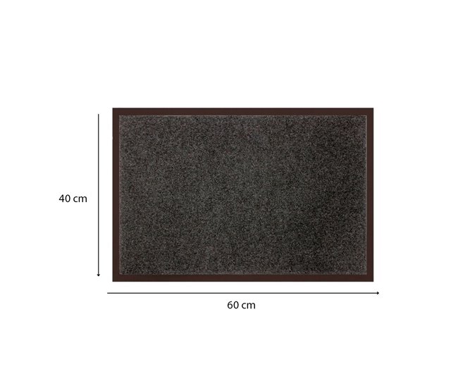 Acomoda Textil – Felpudo Atrapapolvo de Entrada 60x40 Gris