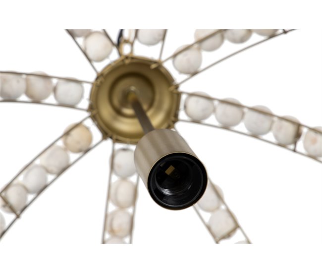 Lampara Metal Adda Home Blanco