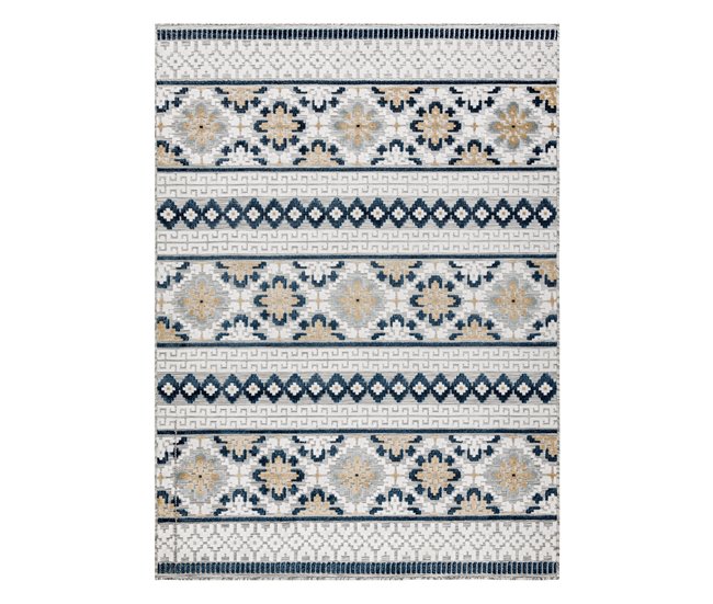 Alfombra Estructural BOTANIC 65252 Boho 157x220 Gris