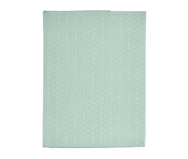 Mantel loneta antimanchas estrella colección KINVARA Verde