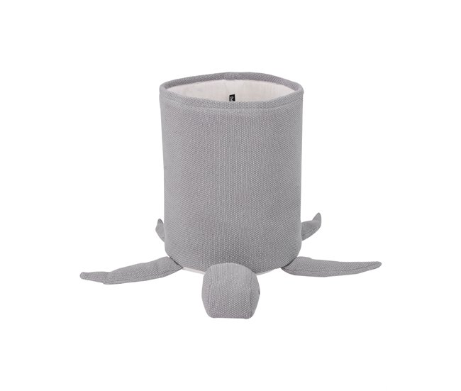 Beliani Cesta TANDA Gris