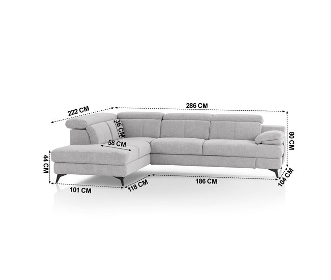 Rinconera con cama TITUS Antracita