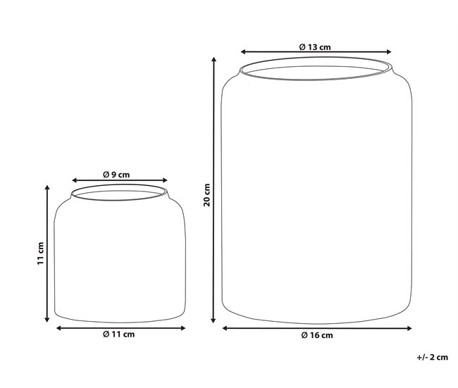 Beliani Jarrón decorativo RASAM Rosa Talco