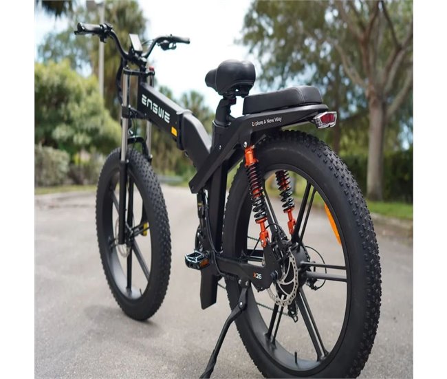 Bicicleta Eléctrica ENGWE X26 - Motor 1000W Batería 1401.6WH 100KM Autonomía Negro