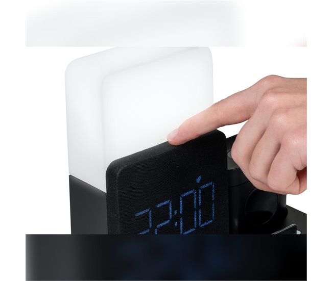 Reloj despertador Estacion Carga CL800I Thomson Negro