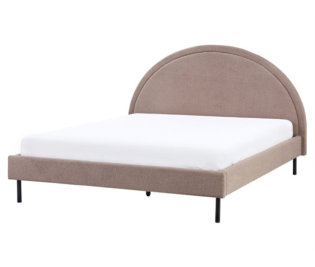 Beliani Cama Bouclé MARGUT 172x214 Beige