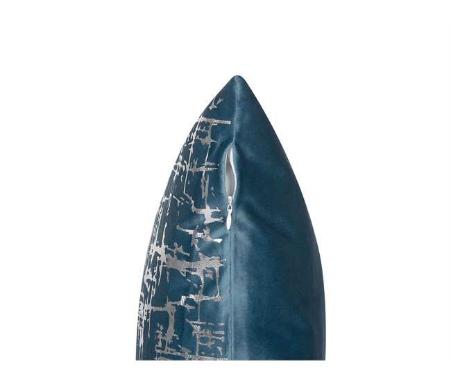 Beliani Cojín decorativo GARDENIA 45x45 Azul