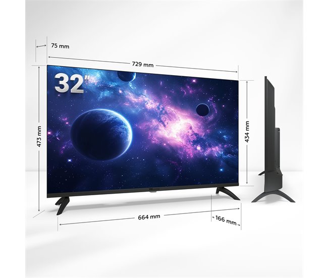Televisor 32 pulgadas - TD Systems PRIME32M20H Negro