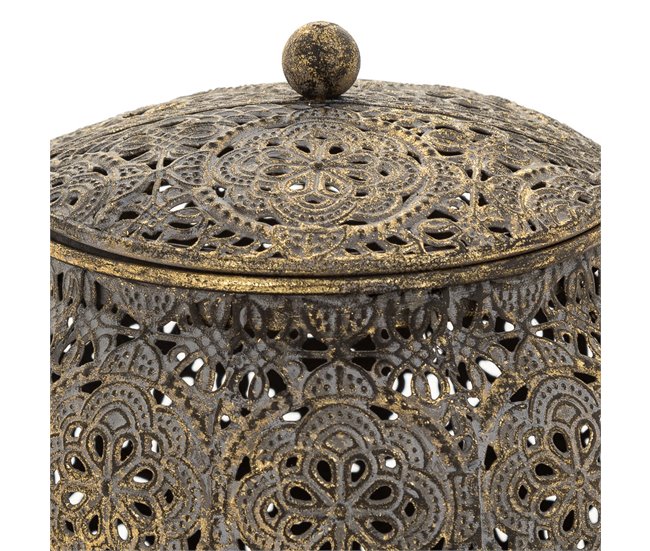 Caja Joyero de metal Marron