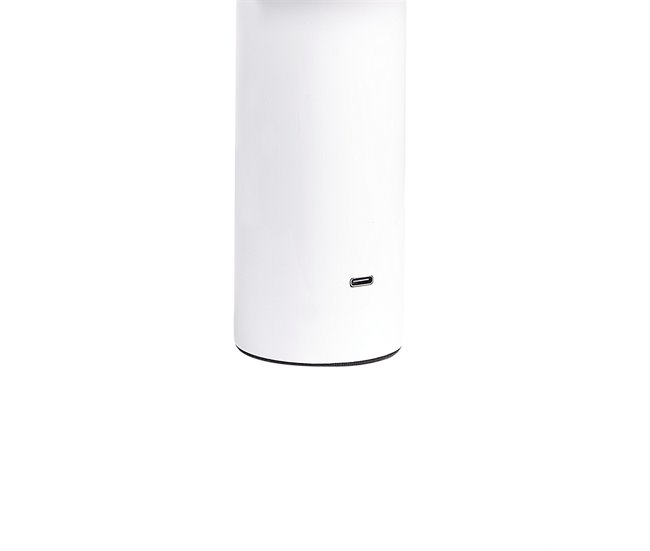 Beliani Lámpara de mesa BESOS Blanco