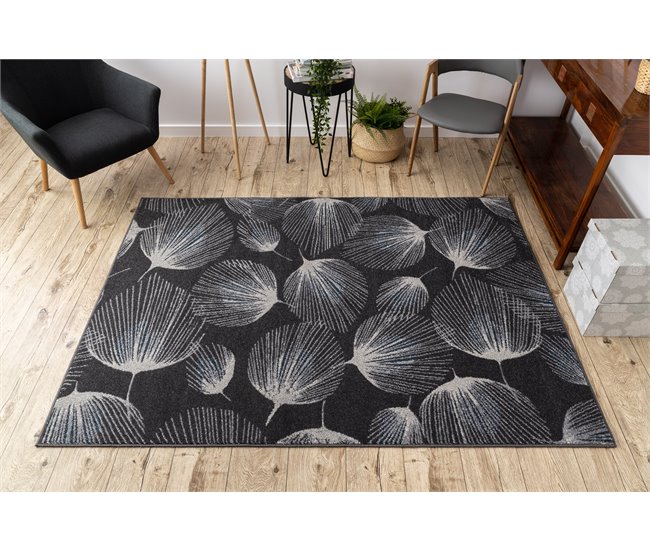 Alfombra HEOS 78545 Plumas 190x270 Antracita