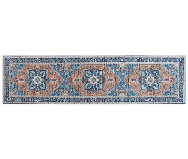 Alfombra de pelo corto RITAPURAM Beliani Azul