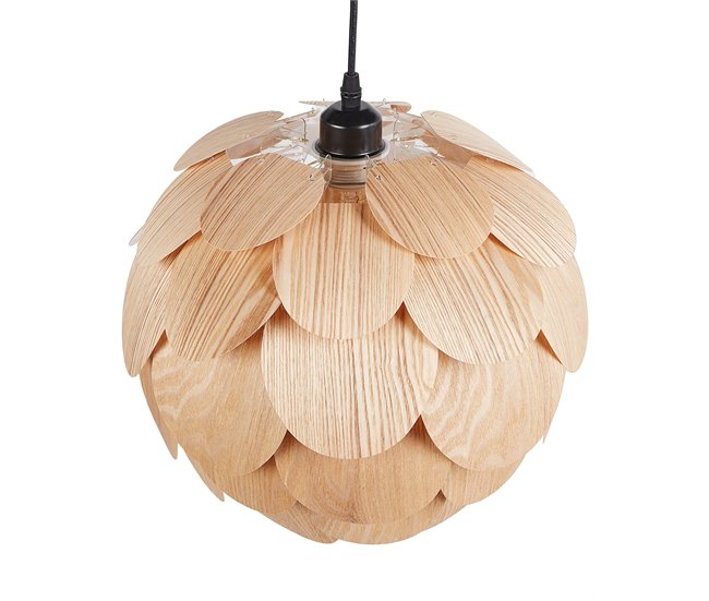 Beliani Lámpara colgante BAMPUR Natural