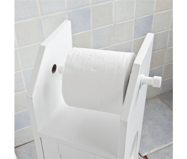 Portarrollo para Papel Higiénico FRG135-W SoBuy Blanco