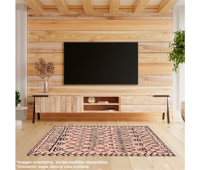 Alfombra De 140 X 220Cm 220x140 Antracita