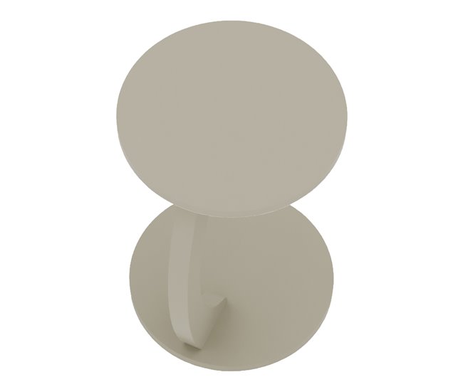 Mesa auxiliar Holeby con 4 ruedas 38x38 Arena