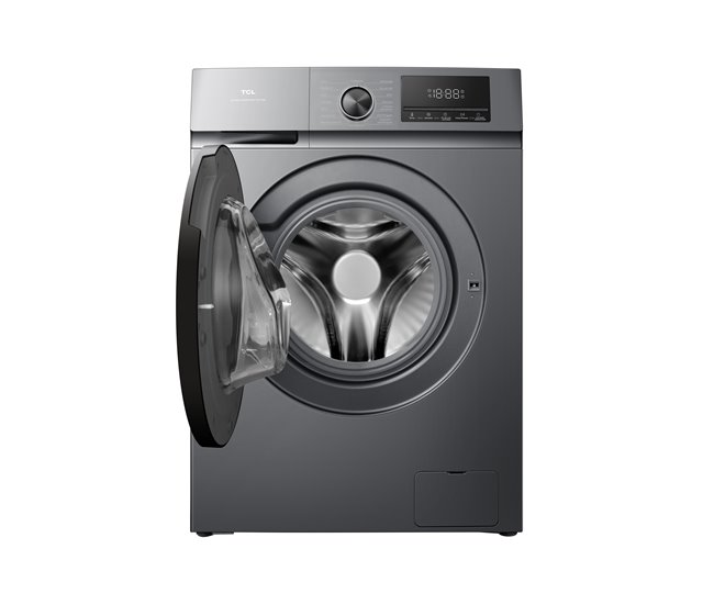 Lavadora frontal TCL FF0824A1ES 8 kilos 1400 RPM Inox
