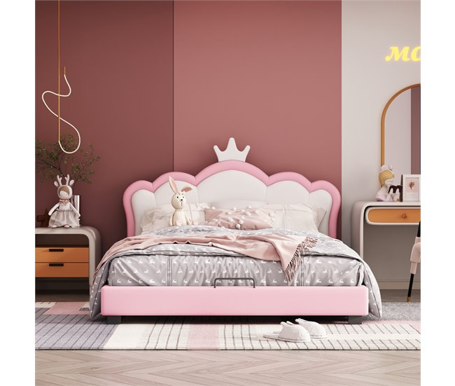 Marco de la cama 200x140 Rosa