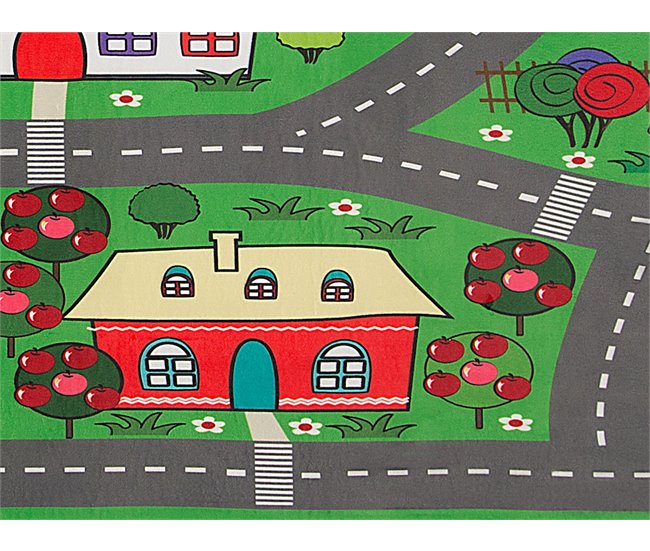 Beliani Alfombra para niños TUTAK Verde