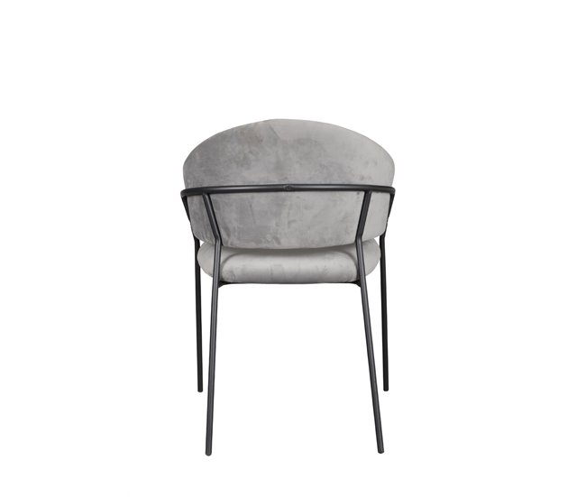Pack de 2 sillas de comedor SHAUNI Gris Claro