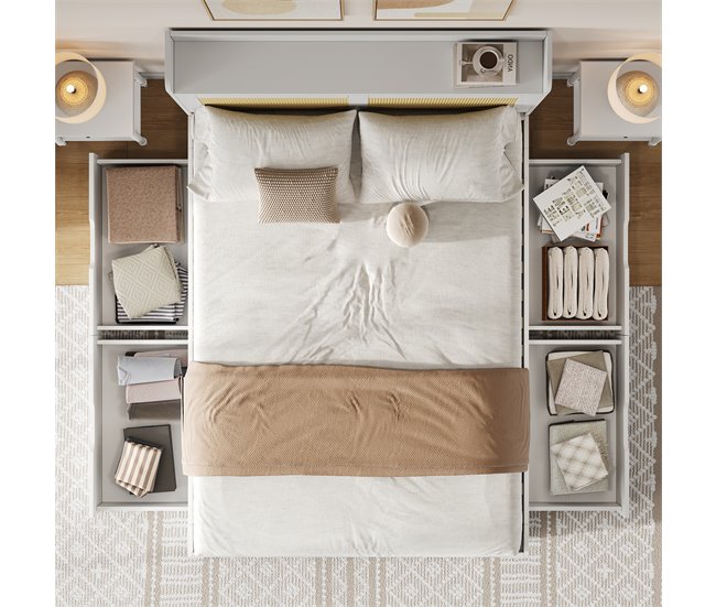 Camas de matrimonio Blanco