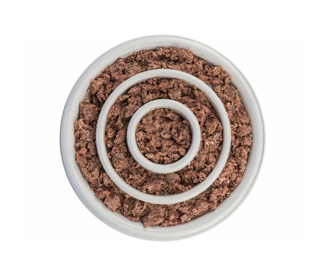 Comedero para Perro Slow Feeding Gris