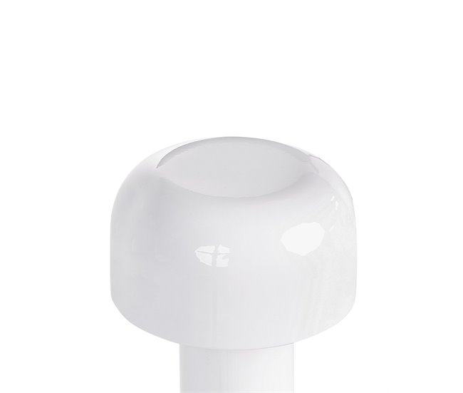 Beliani Lámpara de mesa BESOS Blanco