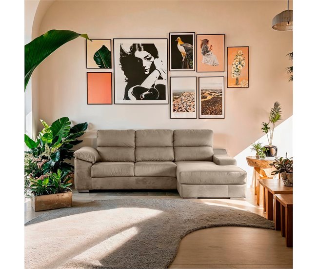 Chaise longue DANIELA II Beige