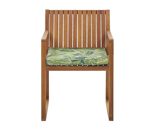 Beliani Conjunto de comedor SASSARI Blanco/ Azul