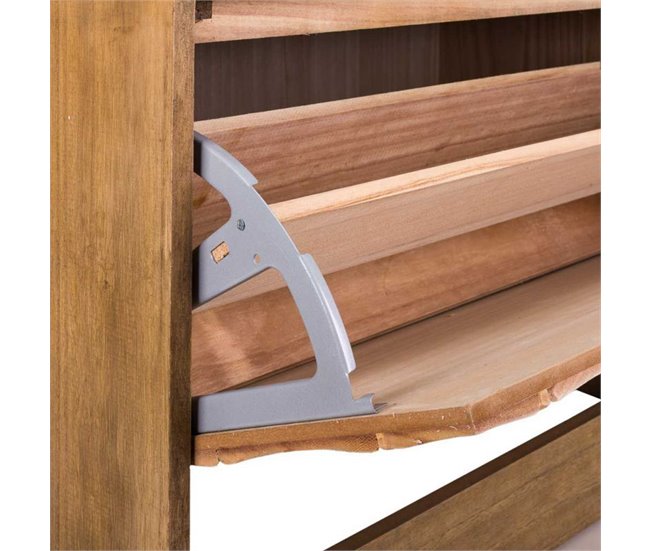 Banqueta Zapatero de madera Natural